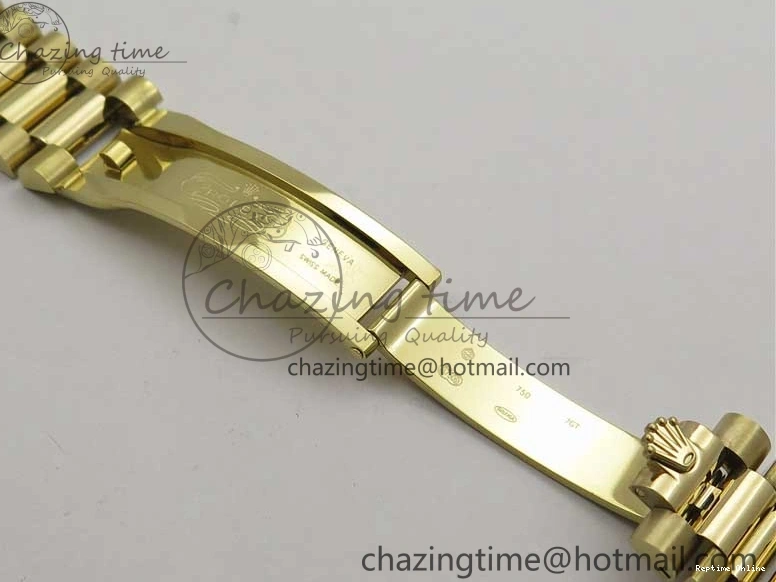 0116 Day-Date 40mm 228239 BP New Dial Version 904 YG Silver Roman Markers Dial on SS President Bracelet A Popular 2806